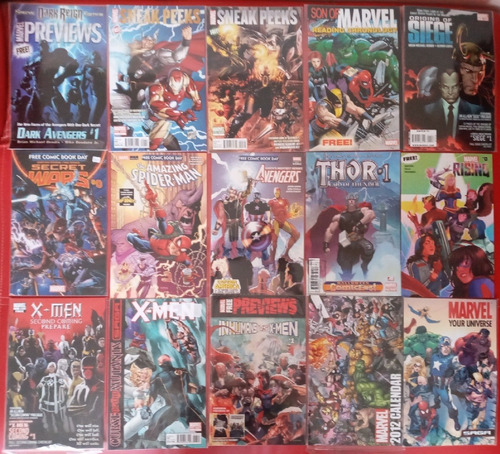 Comics Iron Man Thor Captain America X-men Promocionales