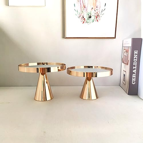 Soporte Para Pastel Redondo De Metal De 8 Pulgadas Con Plato
