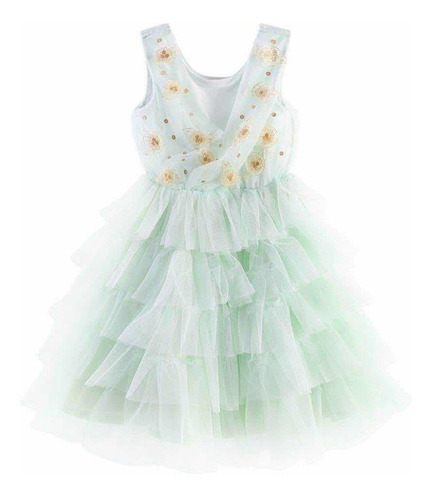 Vestido Princesa Tiana Y El Sapo Talla 9-10 Disney Store