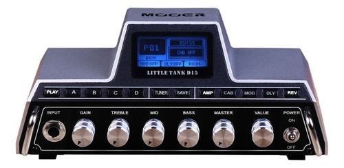 Mooer Little Tank D15 Cabezal De 15w Para Guitarra Eléctrica