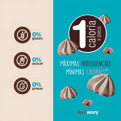 Merengues Light Dont Worry Capuchino 1 Pack