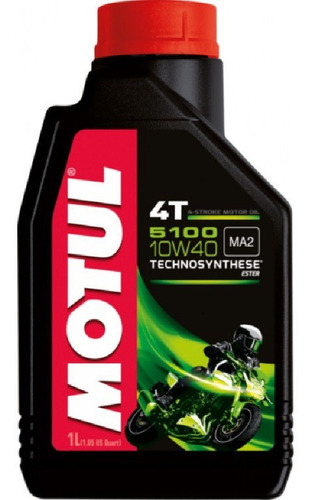 Imagen 1 de 3 de Aceite Motul 5100 4t 10w40 Original Moto