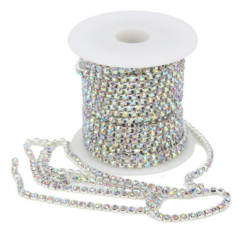 Adorno De Cadena De Diamantes De Imitación De Colores Brilla