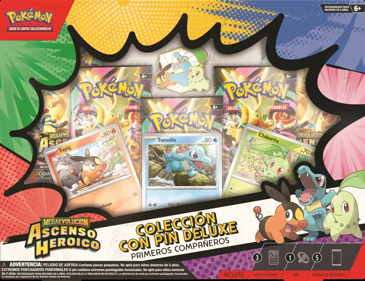 Pokemon M.e - First Partners Deluxe Pin Collection Español