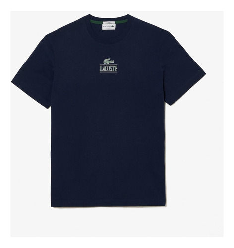 Remera Unisex Lacoste Th114722001 Algodón Estampada