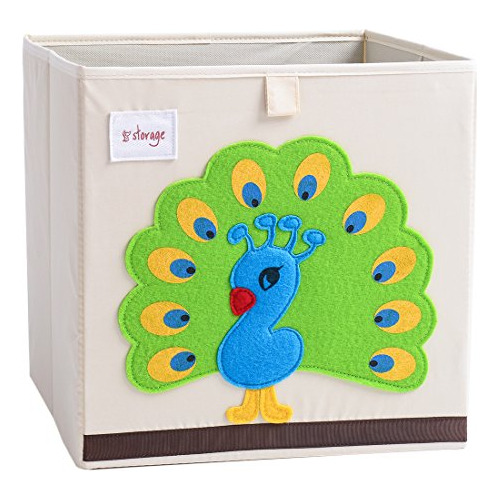 Caja Juguetes Plegable Animal 13  (pavo Real)