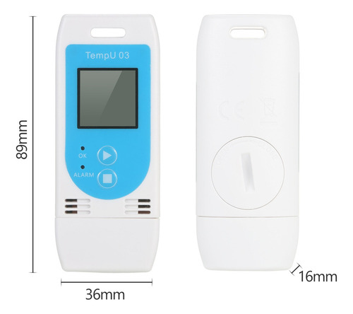 P Registrador De Datos De Humedad, Temperatura Usb