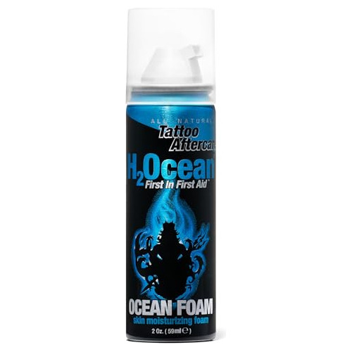 H2ocean Ocean Foam Tattoo Aftercare, Sellador De Tinta A Bas