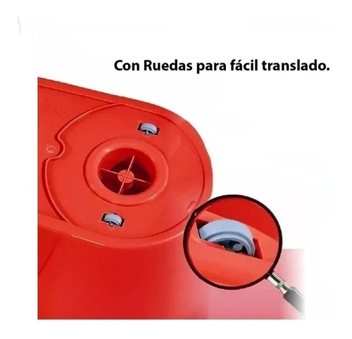 Trapeador De Piso Giratorio Automatico Centrifugador Escurridor De Acero Con 2 Mopas Secador Lampazo 360 Balde