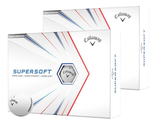 Pelotas Golf Callaway Supersoft X24 Unid| The Golfer Shop