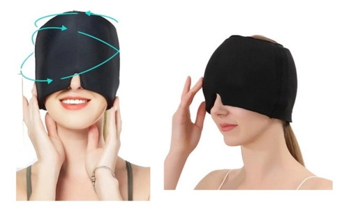 Gorro Gel Alivio Migraña Cefalea Terapia  Frío Dolor Cabeza
