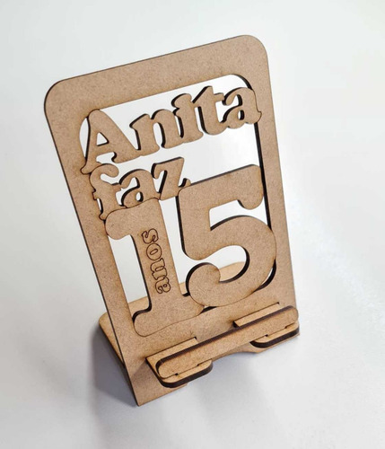 30 Porta Celular Personalizado Para Brinde Mdf Cru