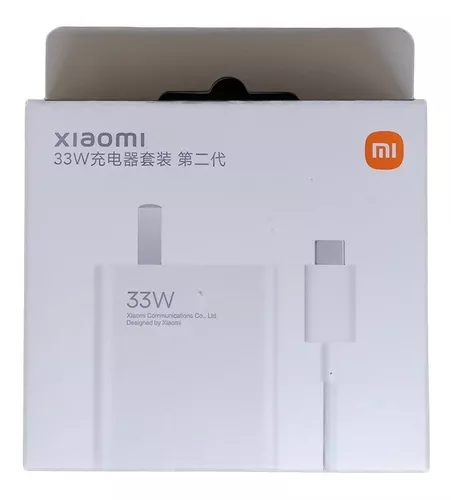 Cargador Xiaomi Original Tipo C De 33w Original
