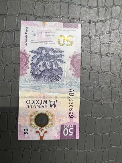 Billete 50 Pesos Ajolote