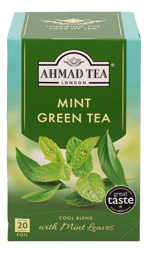 Ahmad Tea Mint Mystique - Té Verde Saborizado Con Hojas De M