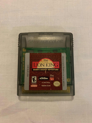 The Lion King Simbas Mighty Adventure Gameboy Color Nintendo (Usado)