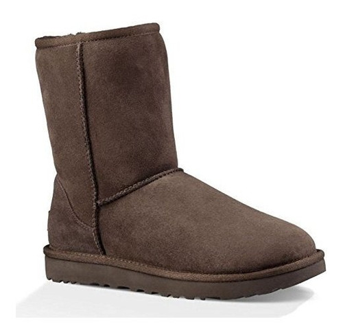 Ugg Clásico Corto Ii Botas De Invierno De Invierno Chocolate