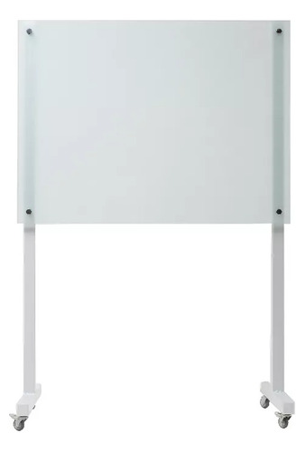 Lousa De Vidro Com Suporte Móvel Com Rodinha Grande 120x90cm