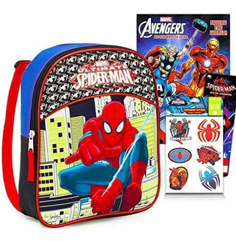 Arañas  Marvel Spiderman - Juego De Mochilas Para Niños Pe