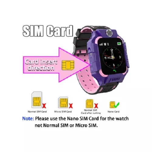 Smart Watch Niños Q19 Con Chip Llamadas, Rastreo Y Cámara - Azul