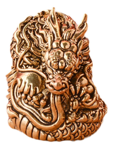 Figura De Dragón De Latón Para Decoración Del Hogar