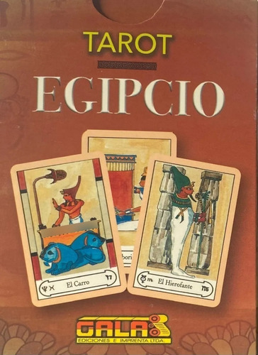Imagen 3 de 8 de Tarot Egipcio (libro + Mazo 78 Cartas) / Galas