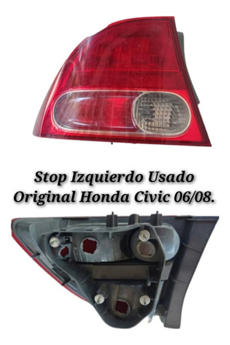 Stop Usado Original Honda Civic Año 06/08