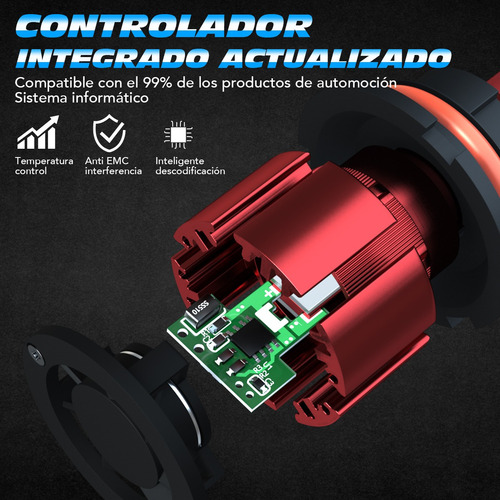 Kits De Focos Led 9007 H3 Para Volkswagen Jetta 2000-2005