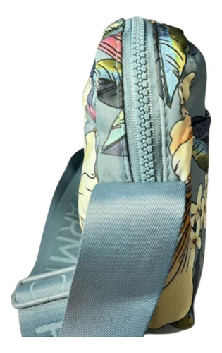 Bolsa Farm Ziriguidum Romance Em Flor Azul