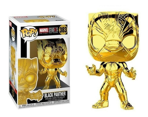 Funko Pop! Black Panther (gold Chrome) # 383