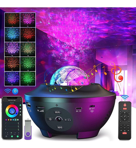 Yethke Star Projector Galaxy Night Light Projector Para Niño