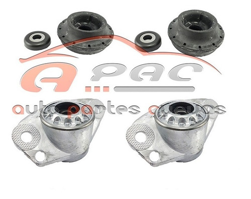 Kit 4 Bases Amortiguador Seat Cordoba 2000 - 2002 L4 1.6 