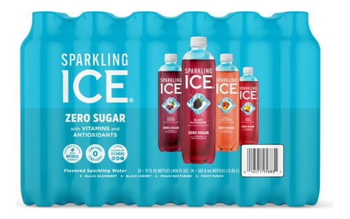 Agua Mineral Sparkling Ice Zero Sugar Variety Pack 24 Pz