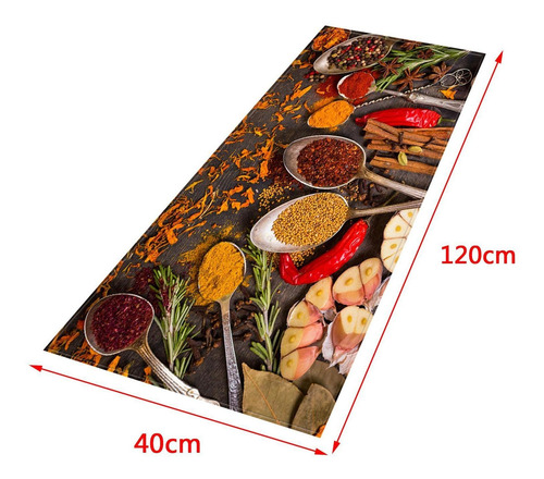 Alfombra De Piso De Cocina 40x120cm Para La Entrada Del Hoga
