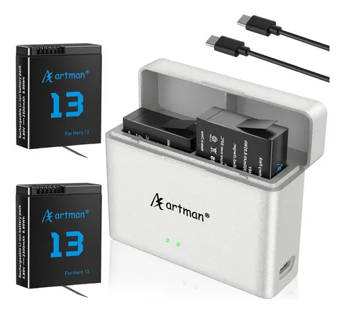 Batería Artman Hero 13 2300mah 2-pack Para Gopro Hero 13
