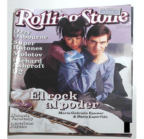 Revista Rolling Stone 29 - Maria Epumer Y Dario Loperfido