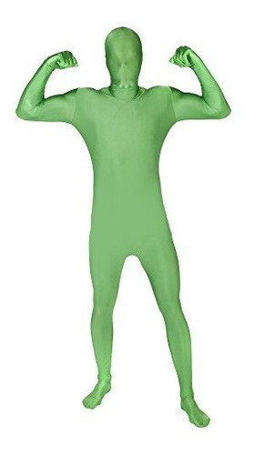 Traje Original Morphsuit Vestido De Lujo, Verde, Medio.