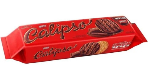 Biscoito Cobertura Chocolate Ao Leite Calipso Nestlé 130g