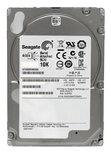 Hd Seagate 900gb Sas 2,5 10k - St900mm0006