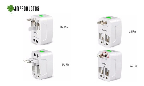 Imagen 5 de 7 de Enchufe Universal Viaje Adaptador Corriente + Envio