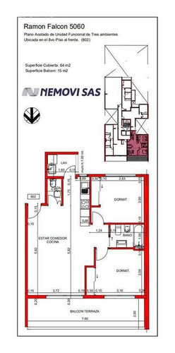 Imagen 18 de 30 de Departamento 3 Ambientes - Villa Luro Pileta Solarium