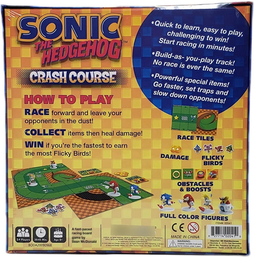 Games Sonic The Hedgehog Crash Course Juego De Mesa
