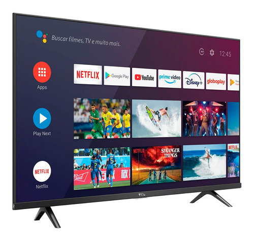 Imagem 4 de 6 de Smart Tv Tcl Led 43 Polegadas Full Hd Android Hdr 43s615