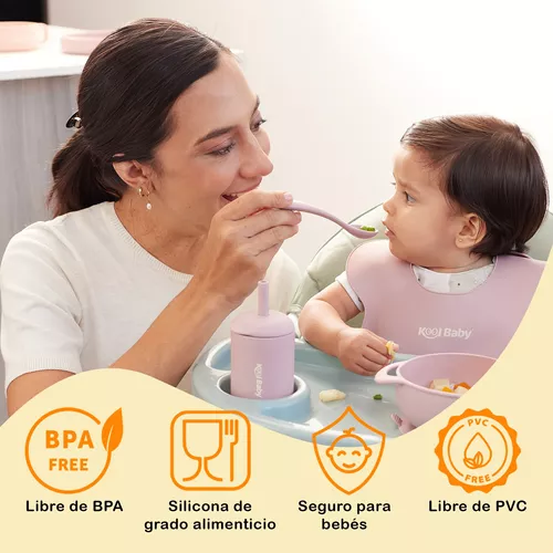 Cucharas de silicona para bebé