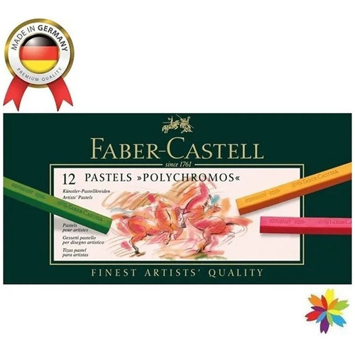 Pastel Tiza Faber Castell X 12 Polychromos