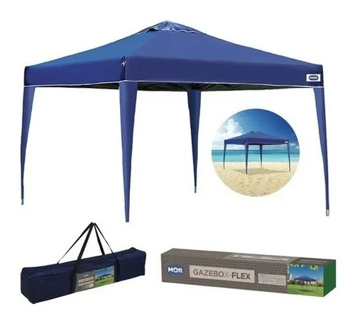 comprar Tenda Gazebo X-flex 3mx3m Sanfonado Articulado Alumínio Mor