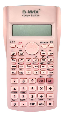 Calculadora Científica De Engenharia 240 Funções 12 Dígitos Rosa
