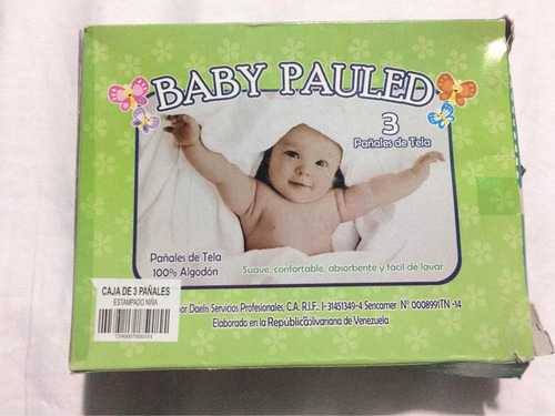Combo Kit De Pañales De Tela Para Bebés Niñas Baby Pauled