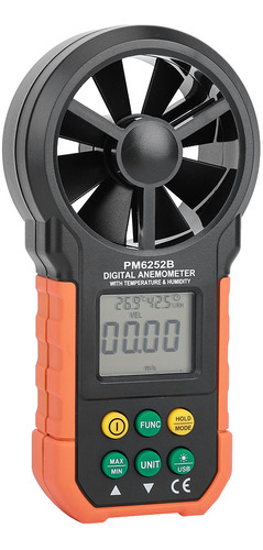 Anemómetro Digital Peakmeter Pm6252b High Handheld Wind