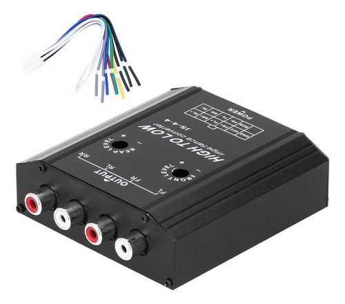 Sino Convertidor De Impedancia 12v 4 Canales Alta A Baja